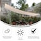 Flash Furniture Palmetto 20ft Rectangle Sun Sail Shade Canopy with Included Nylon Attachment Ropes in Sand GM-WL-SS22003-5-SAND-GG - alternate 4